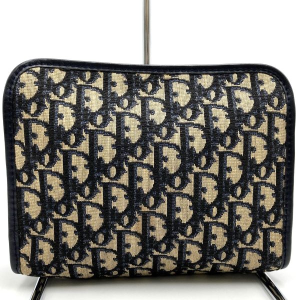 itcmts3d720g 1 Christian Dior Clutch Second Pouch Trotter Canvas Navy Beige