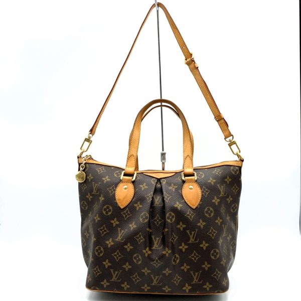 itcr36q8jvg8 1 Louis Vuitton Palermo PM Tote Bag Shoulder Bag Brown Monogram