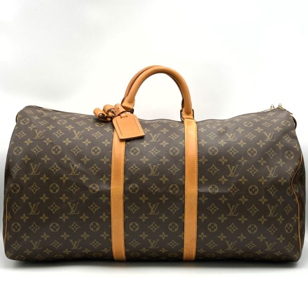 itcu1f2045fy 1 Louis Vuitton Keepall Boston Bag Travel Bag Monogram Brown