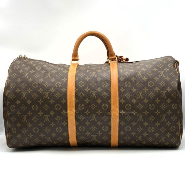 itcu1f2045fy 2 Louis Vuitton Keepall Boston Bag Travel Bag Monogram Brown