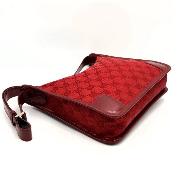 itcz5k96uimw 4 Gucci GG Canvas Shoulder Bag Red