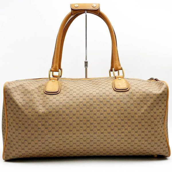 itdcshzd78mo 2 Gucci Old Gucci Boston Bag Micro GG Beige