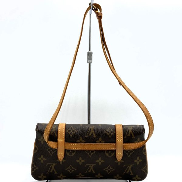 itdfujpdiq4e 2 Louis Vuitton Pochette Marel Waist Bag Waist Pouch Clutch Bag 2way Monogram Brown