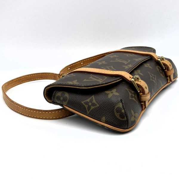 itdfujpdiq4e 4 Louis Vuitton Pochette Marel Waist Bag Waist Pouch Clutch Bag 2way Monogram Brown