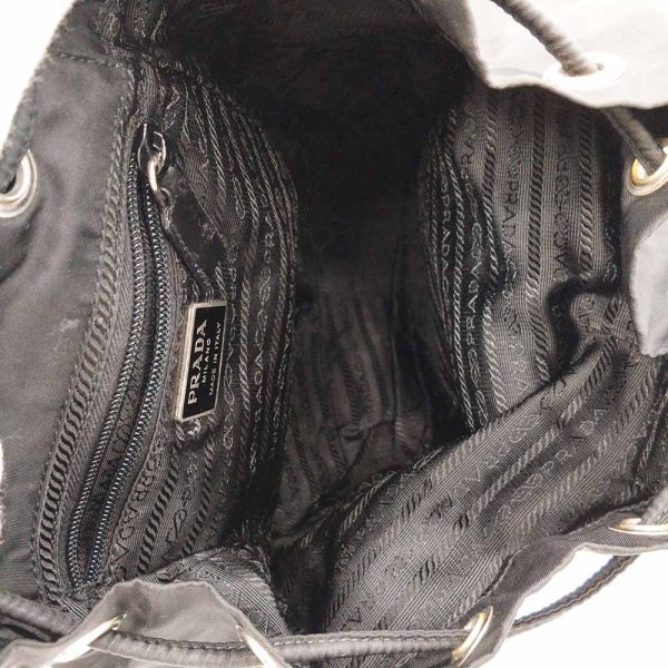 ite3jzwj9k44 6 Prada Nylon Rucksack Daypack Black