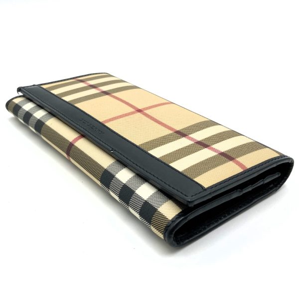 ite4ch7uk0nc 3 Burberry Long Wallet Nova Check Nylon Beige