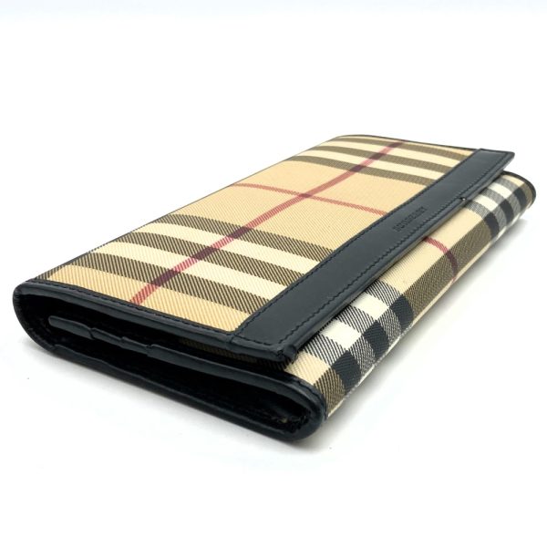 ite4ch7uk0nc 4 Burberry Long Wallet Nova Check Nylon Beige