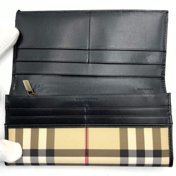 ite4ch7uk0nc 5 Burberry Long Wallet Nova Check Nylon Beige