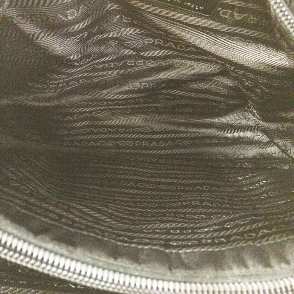 ite5yoad7m4k 7 Prada Nylon Tesuto Tote Handbag Black