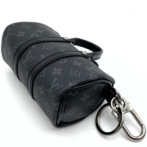 iteqdcrko7au 3 Louis Vuitton Porte Clete Mini Keepall Keychain Pouch Monogram Eclipse Black