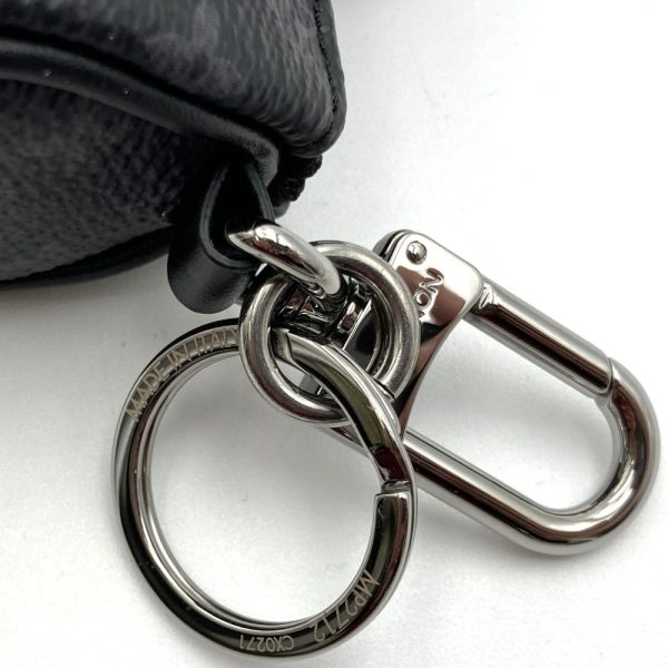 iteqdcrko7au 6 Louis Vuitton Porte Clete Mini Keepall Keychain Pouch Monogram Eclipse Black