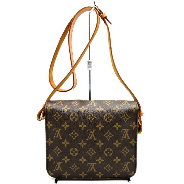 iteswle2qgy4 2 Louis Vuitton Cartesiere MM Shoulder Bag Brown Monogram