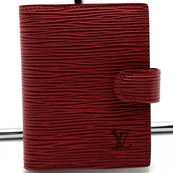 itfvyyycmsqw 1 Louis Vuitton Agenda Mini Notebook Cover Epi Red