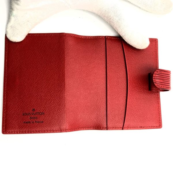 itfvyyycmsqw 5 Louis Vuitton Agenda Mini Notebook Cover Epi Red