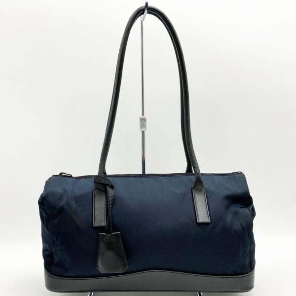 itg9vf3il8w4 1 Prada Nylon Shoulder Bag Navy