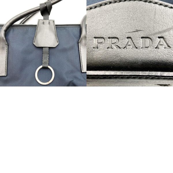 itg9vf3il8w4 13 c Prada Nylon Shoulder Bag Navy