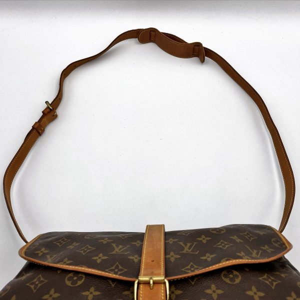 itgfcvqh3gb2 8 Louis Vuitton Saumur 35 Shoulder Bag Monogram PVC Brown