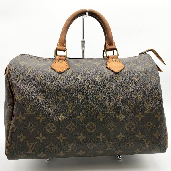 itgmesal8jmk 1 Louis Vuitton Speedy 30 Boston Bag Handbag Monogram PVC Brown