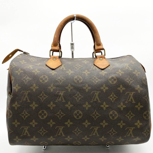 itgmesal8jmk 2 Louis Vuitton Speedy 30 Boston Bag Handbag Monogram PVC Brown