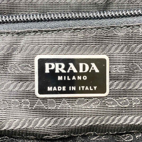 itgzvzhho05k 5 Prada Nylon Handbag with Lock and Key Black