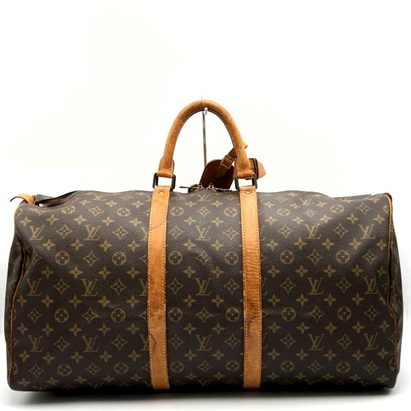 ith7peomillo 2 Louis Vuitton Keepall 55 Boston Bag Brown Monogram