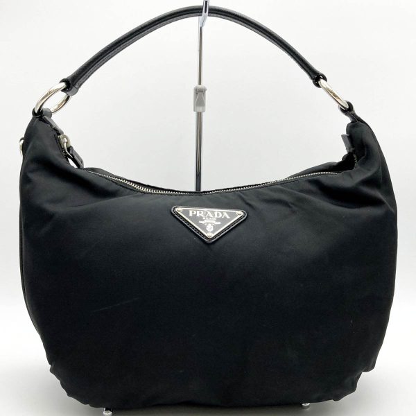 iti1sqe305r0 1 Prada Nylon Shoulder Bag Black