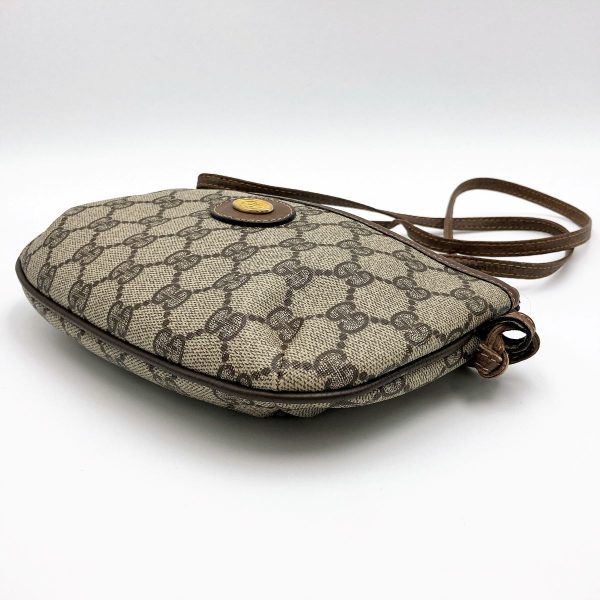 itiebqc4903c 7 GUCCI Pochette Shoulder Bag GG Supreme Canvas Brown