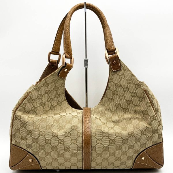 itj48vau1vc0 2 Gucci New Jackie Hobo Bag GG Canvas Beige Brown