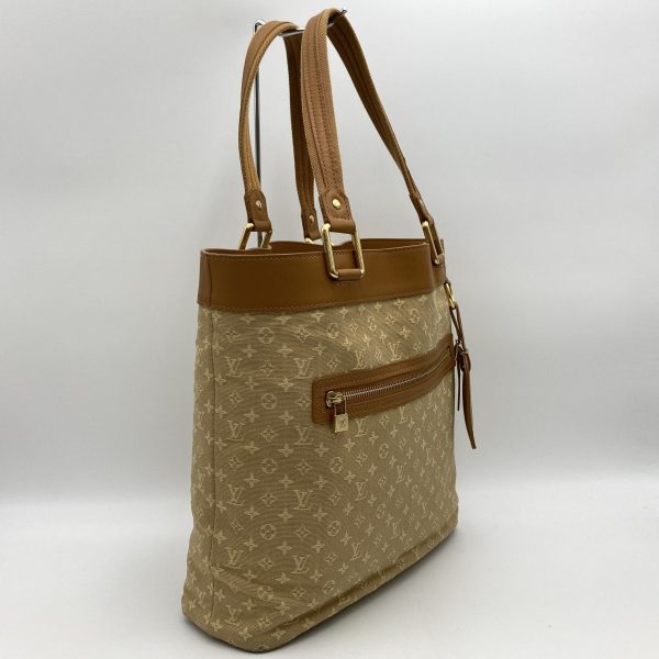 itj5wf4a8tiw 3 Louis Vuitton Lucille GM Tote Bag Shoulder Bag Monogram Mini Beige