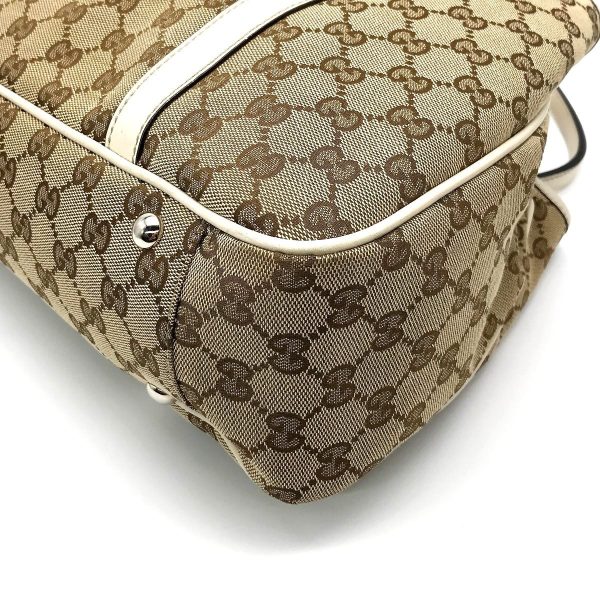 itjpqhgr33ti 7 Gucci GG Twins Tote Bag GG Canvas Beige White