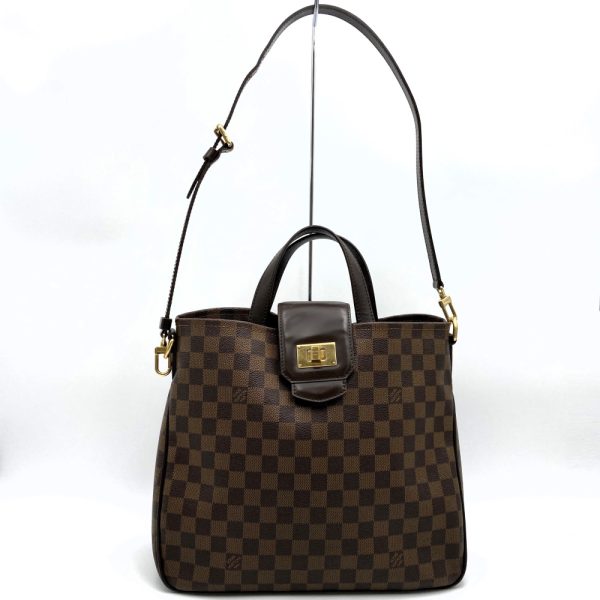 itkcrku71km6 1 Louis Vuitton Hippo Roseberry Handbag Shoulder Bag Damier Brown