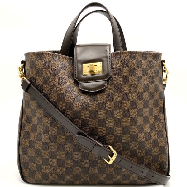 itkcrku71km6 3 Louis Vuitton Hippo Roseberry Handbag Shoulder Bag Damier Brown