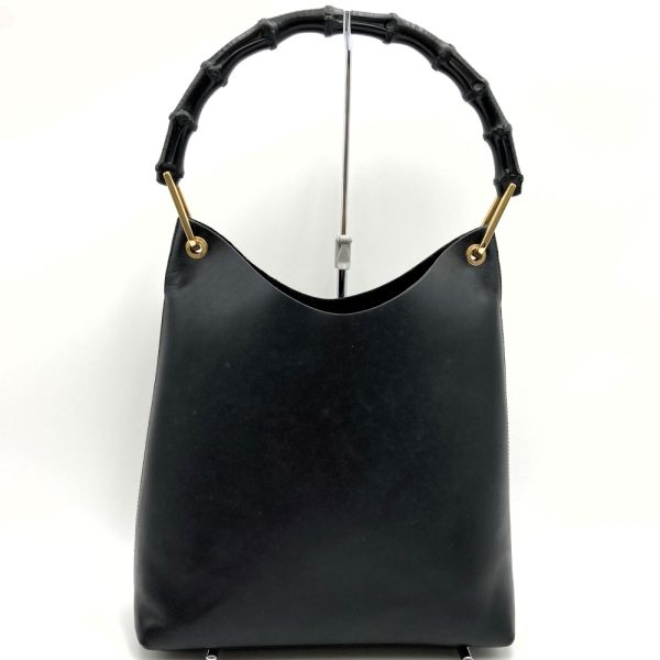 itkxhzz5t7uo 1 Gucci Bamboo Handbag Black