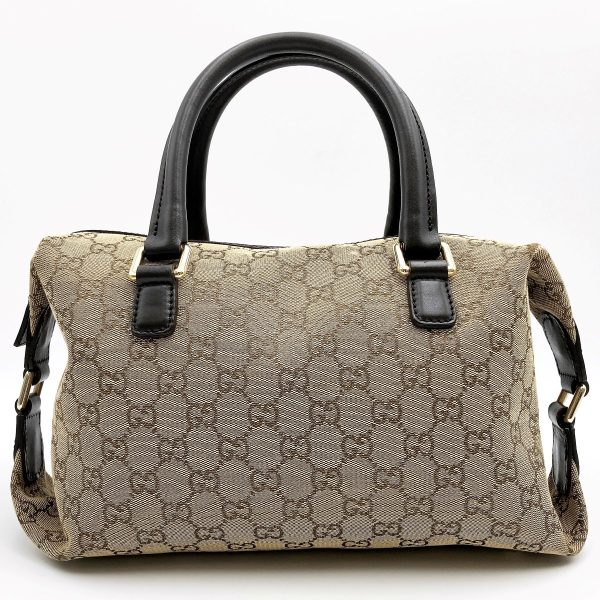 itl7ecqlbeks 1 Gucci Boston Bag GG Canvas Brown