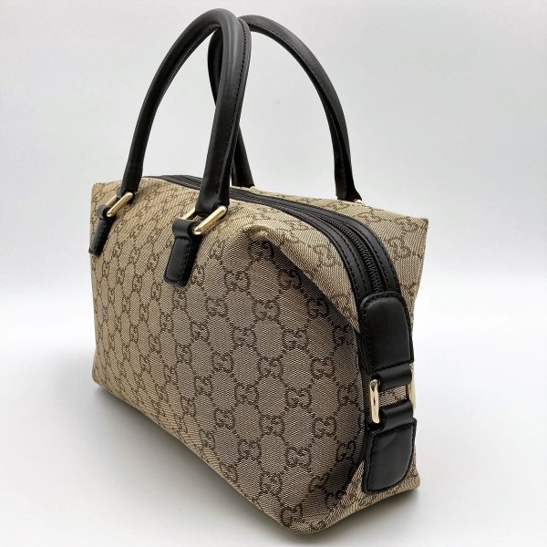 itl7ecqlbeks 4 Gucci Boston Bag GG Canvas Brown