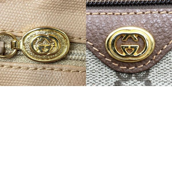 itluh817r06s 13 c Gucci Old Gucci Clutch Bag GG Supreme Brown