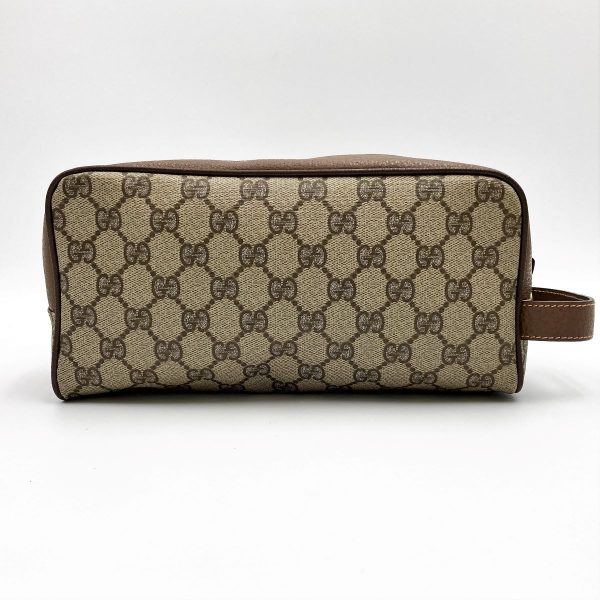 itluh817r06s 2 Gucci Old Gucci Clutch Bag GG Supreme Brown