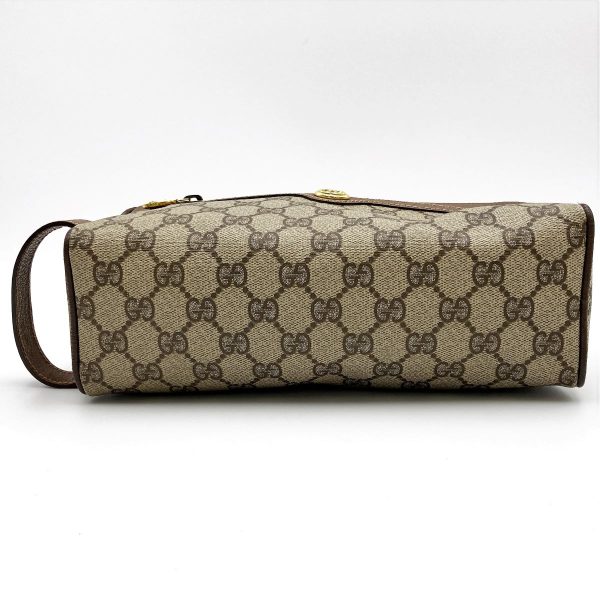 itluh817r06s 5 Gucci Old Gucci Clutch Bag GG Supreme Brown