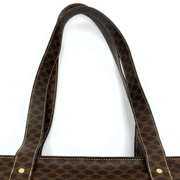 itmgw1la4d4y 5 Celine Tote Bag PVC Macadam Pattern Brown