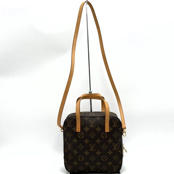 itmo8scxvyt2 2 Louis Vuitton Spontini 2way Shoulder Bag Handbag Monogram Canvas Brown