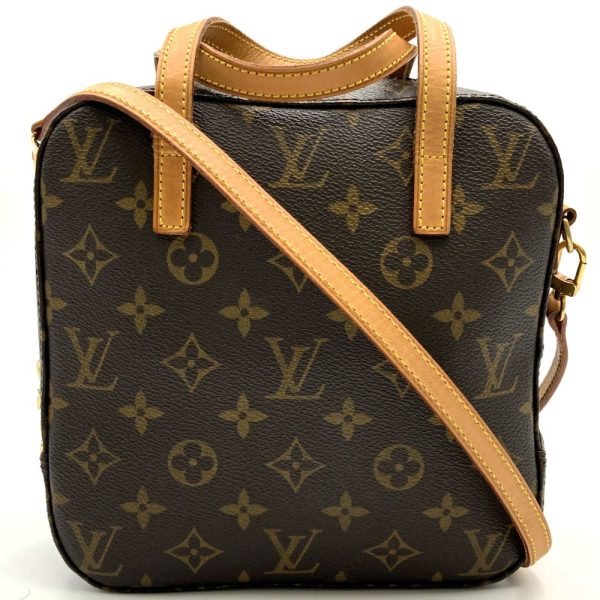 itmo8scxvyt2 3 Louis Vuitton Spontini 2way Shoulder Bag Handbag Monogram Canvas Brown