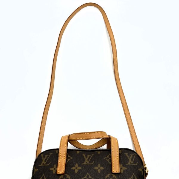 itmo8scxvyt2 6 Louis Vuitton Spontini 2way Shoulder Bag Handbag Monogram Canvas Brown