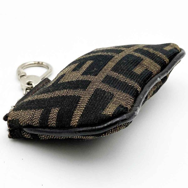 itnquzdhdnkq 6 Fendi Zucca Pattern Coin Case Brown