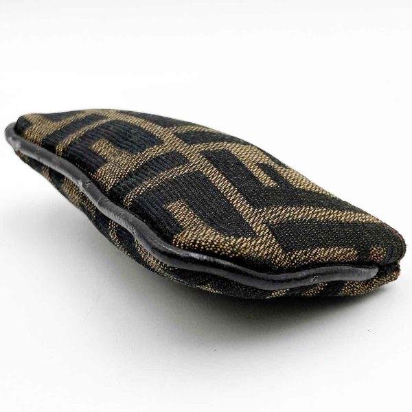 itnquzdhdnkq 7 Fendi Zucca Pattern Coin Case Brown