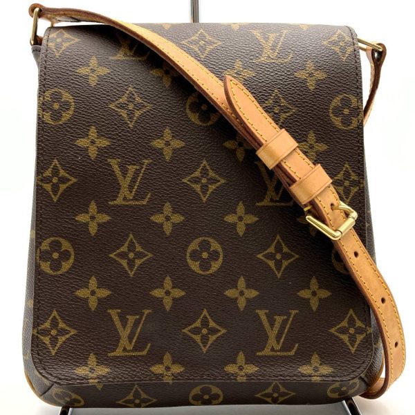 itns2gdne2sg 3 Louis Vuitton Musette Salsa Short Shoulder Bag Brown Monogram