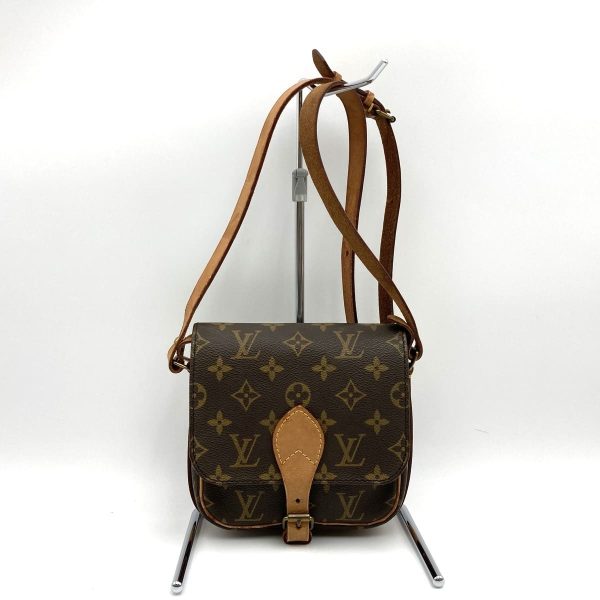 itnu5dhph8a8 2 Louis Vuitton Mini Cartociere Shoulder Bag Crossbody Monogram Canvas Brown