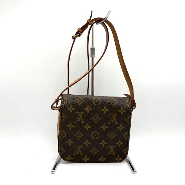 itnu5dhph8a8 3 Louis Vuitton Mini Cartociere Shoulder Bag Crossbody Monogram Canvas Brown