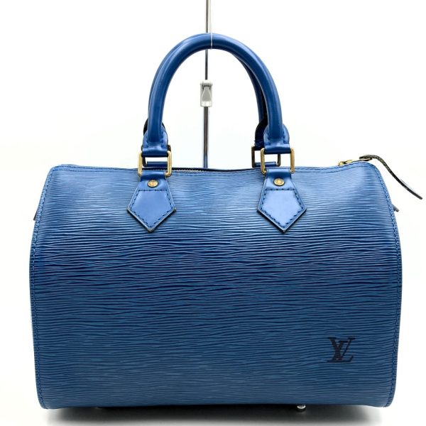 ito7nb84urdk 2 Louis Vuitton Speedy 25 Handbag Mini Boston Bag Epi Blue