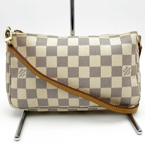 itofc9pqfp60 5 Louis Vuitton Pochette Accessory Pouch Damier Azur Shoulder Bag Crossbody