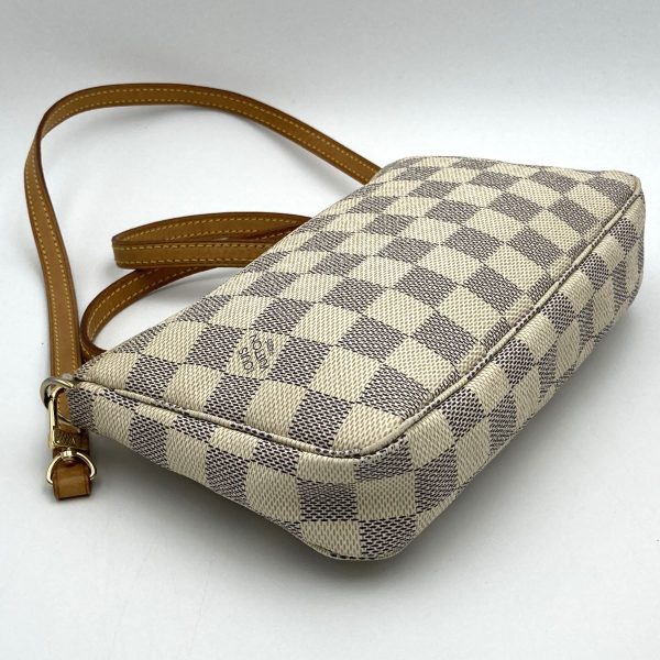 itofc9pqfp60 7 Louis Vuitton Pochette Accessory Pouch Damier Azur Shoulder Bag Crossbody